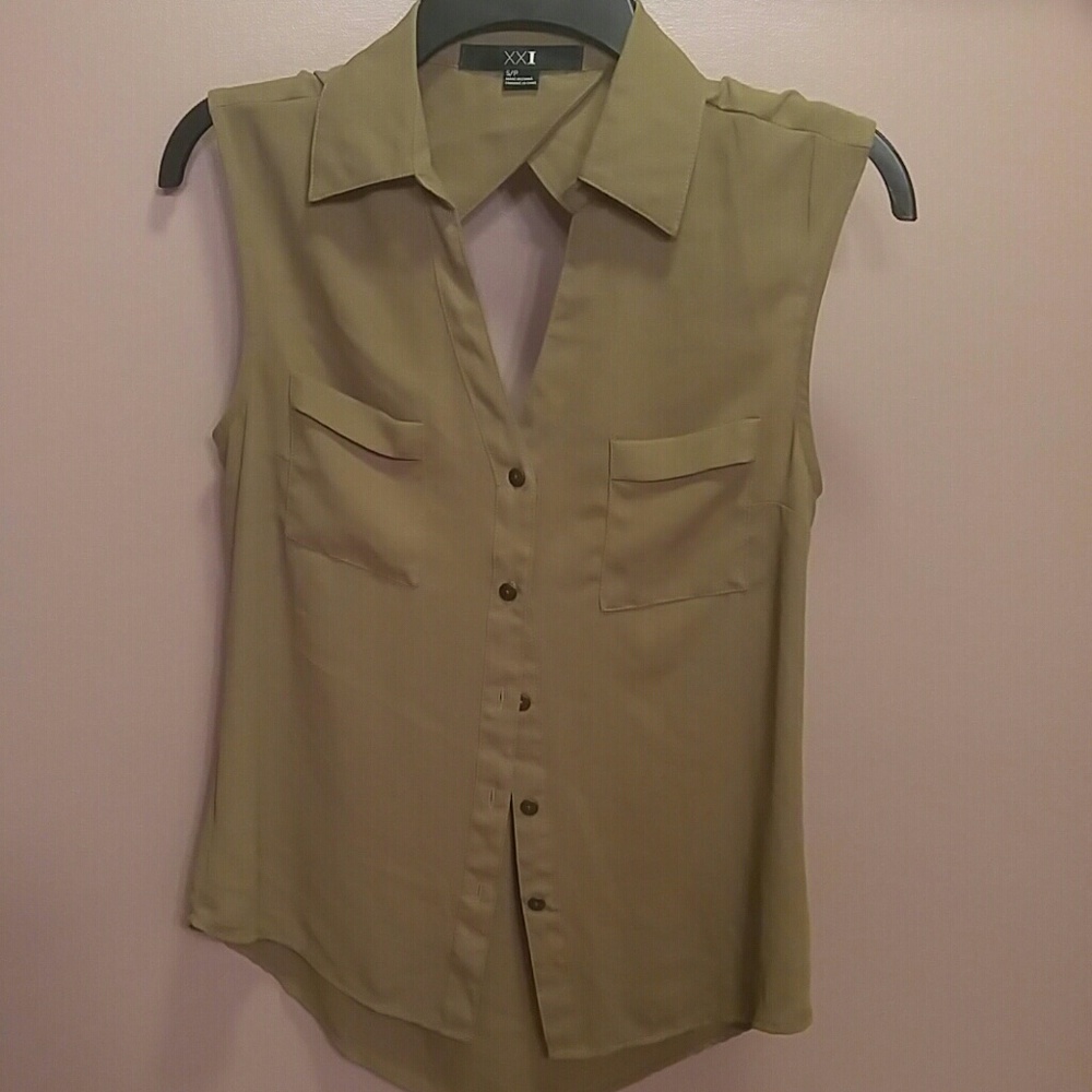 Open back button up top from Forever 21